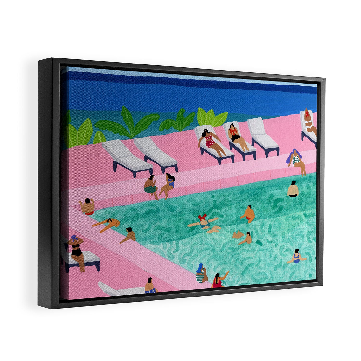Seaview Framed Canvas Print Gallery Image 6