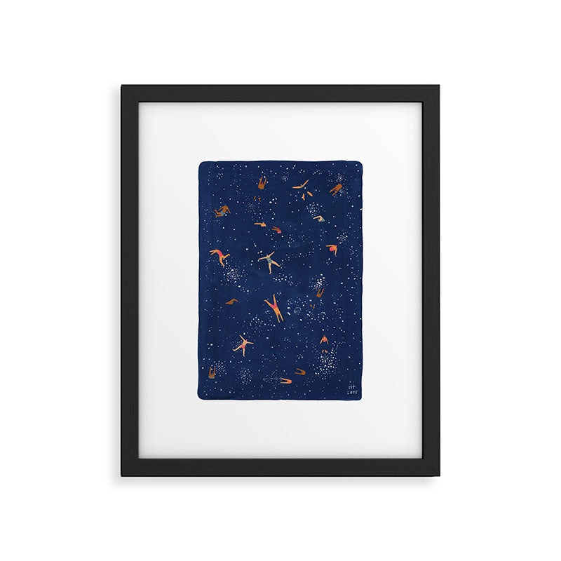 Sky swim Framed Art Print Gallery Image 1