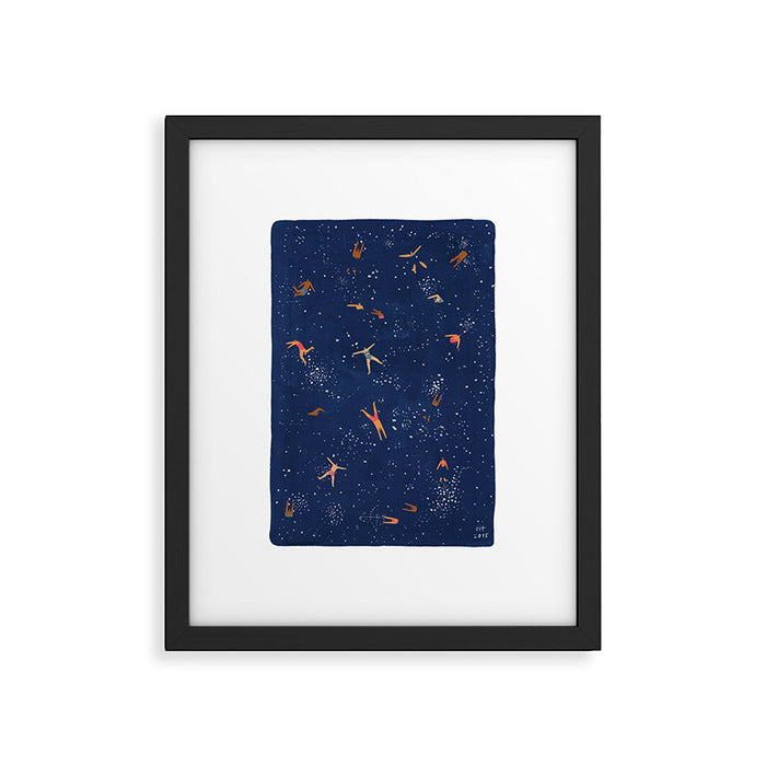 Sky swim Framed Art Print Gallery Image 1