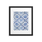 Blue Portugese Tile Pattern | Colorful Travel Photography in Portugal | Azulejos House Design Art Print Framed Art Print Gallery Image 5