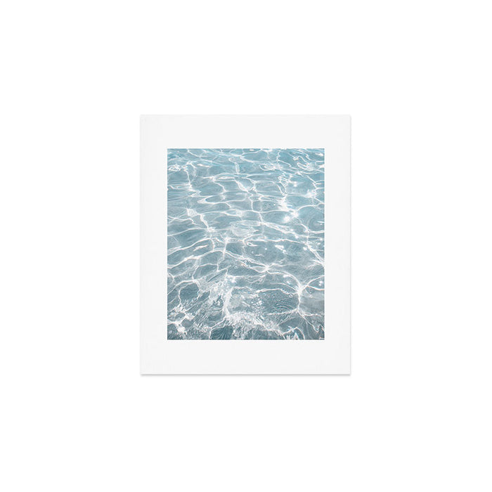Crystal Clear Blue Water Photo Art Print | Crete Island Summer Holiday | Greece Travel Photography Art Print Gallery Image 1