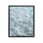Crystal Clear Blue Water Photo Art Print | Crete Island Summer Holiday | Greece Travel Photography Framed Canvas Print Gallery Image 6