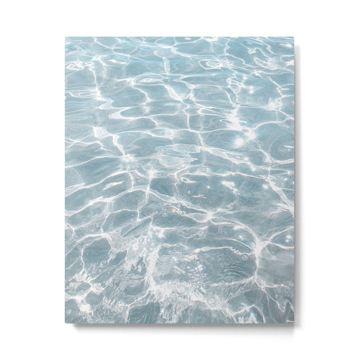Crystal Clear Blue Water Photo Art Print | Crete Island Summer Holiday | Greece Travel Photography Metal Print Gallery Image 1