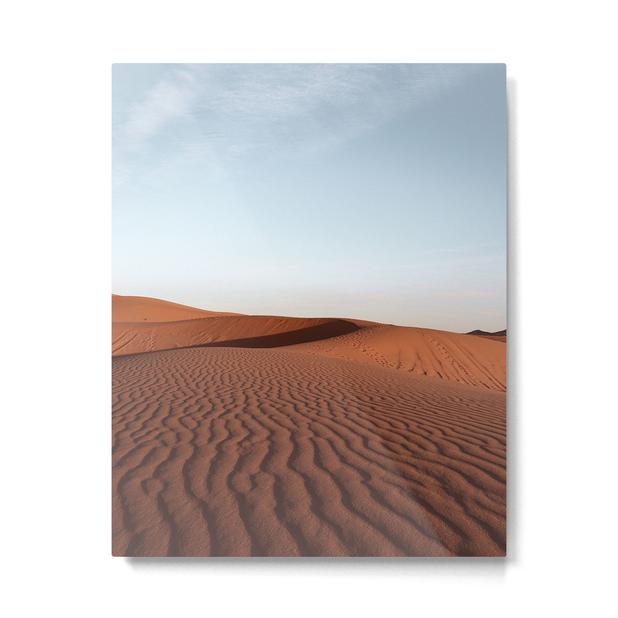 Fine Desert Structures Photo | Sahara Desert Morocco Art Print | Landscape Nature Travel Photography Metal Print Gallery Image 4