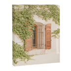French Window Shutters Photo | Botanical Summer Art Print from Lyon | France Travel Photography Canvas Print Gallery Image 6