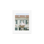 Laundry Day in Sintra | Tiled House in Portugal Art print | Street Travel Photography in Soft Pastel Colors Art Print Gallery Image 1