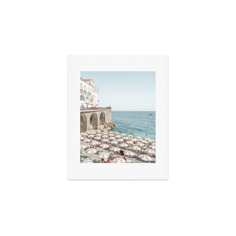 Marina Grande Beach Photo | Amalfi Coast Town In Italy Art Print | Summer Landscape Travel Photography Art Print Gallery Image 1