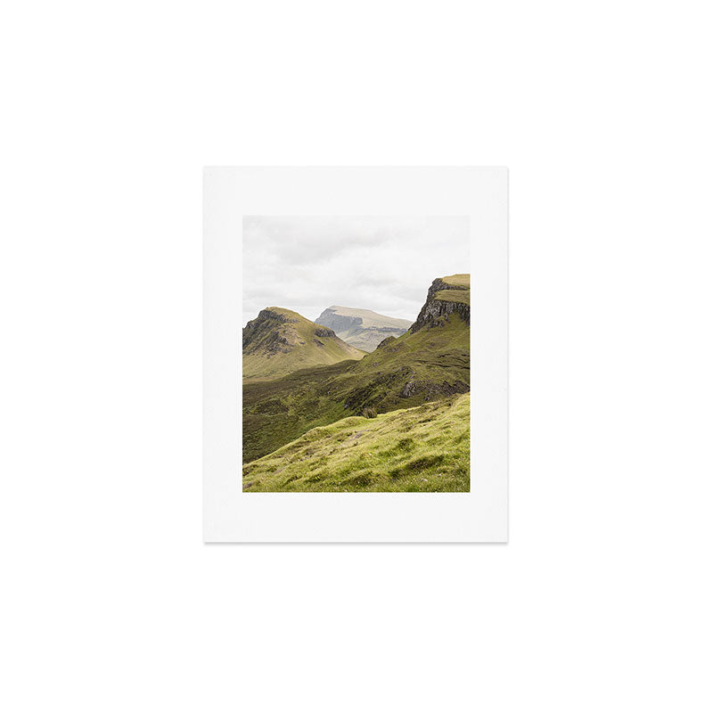 Quiraing Landscape | Nature Travel Photography Art Print | Isle of Skye in Scotland Art Print Gallery Image 1