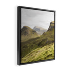 Quiraing Landscape | Nature Travel Photography Art Print | Isle of Skye in Scotland Framed Canvas Print Gallery Image 2