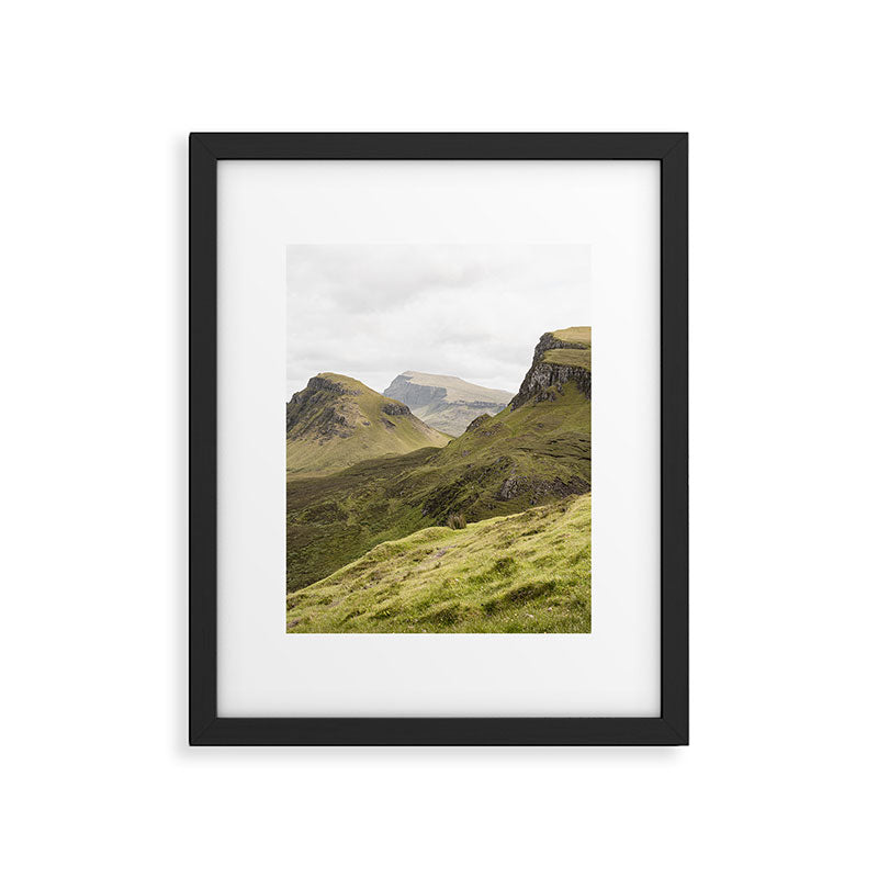 Quiraing Landscape | Nature Travel Photography Art Print | Isle of Skye in Scotland Framed Art Print Gallery Image 5