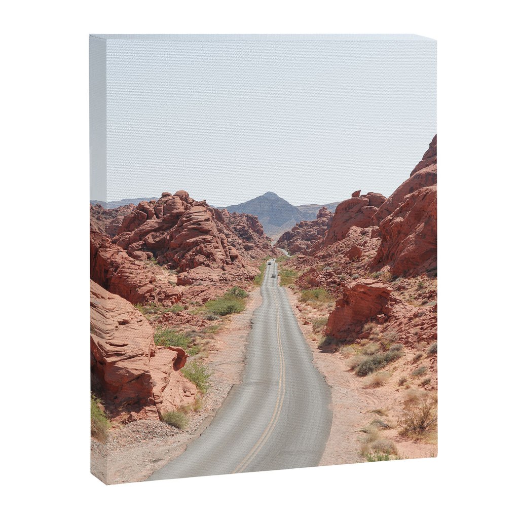 Roads Of Nevada Desert Picture | Valley Of Fire State Park Art Print | USA Travel Photography Canvas Print Gallery Image 6