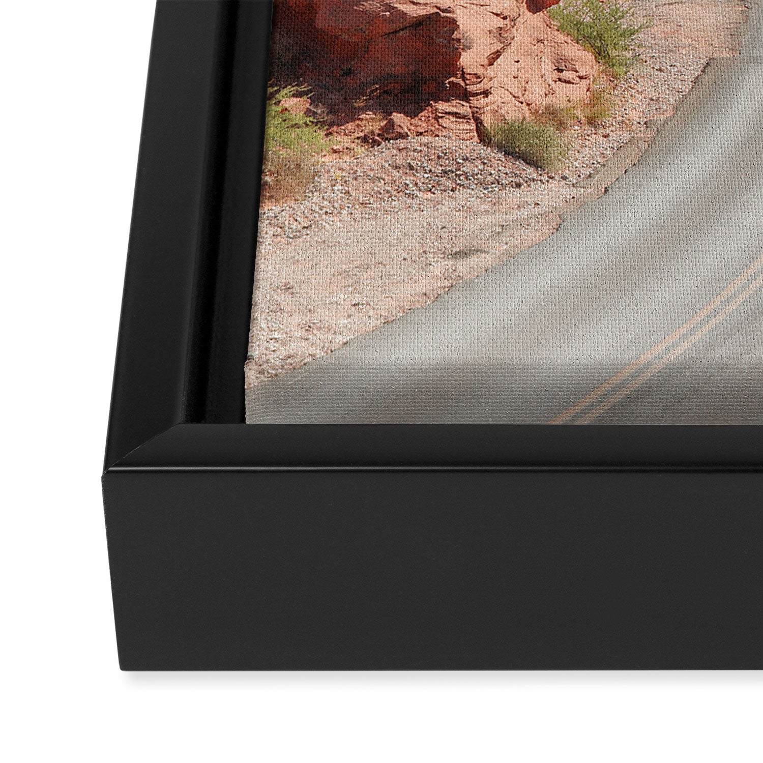 Roads Of Nevada Desert Picture | Valley Of Fire State Park Art Print | USA Travel Photography Framed Canvas Print Gallery Image 3