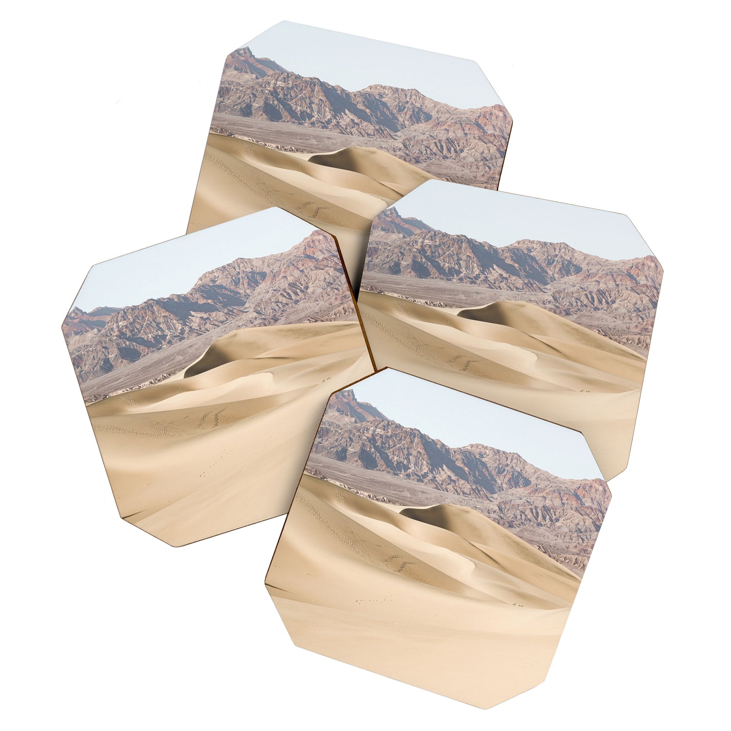Sand Dunes Of Death Valley National Park Photo | California Landscape Art Print | USA Travel Photography Coaster Gallery Image 1