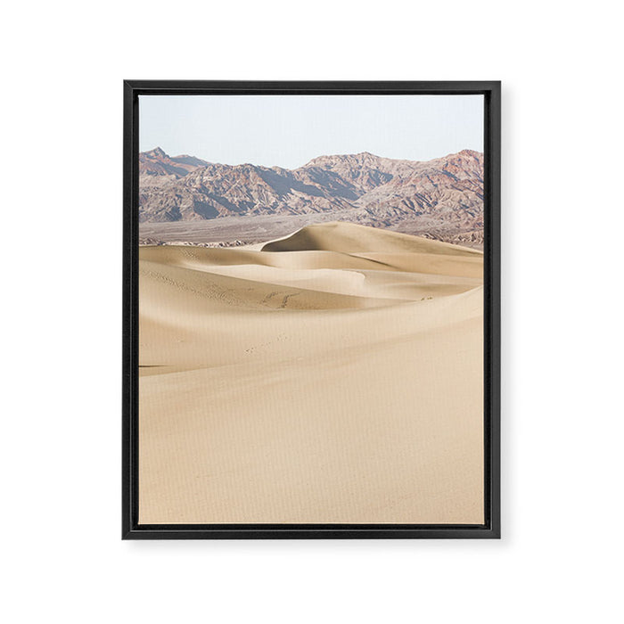 Sand Dunes Of Death Valley National Park Photo | California Landscape Art Print | USA Travel Photography Framed Canvas Print Gallery Image 1