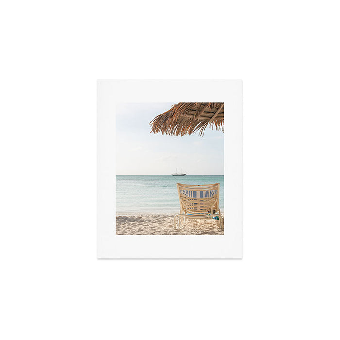 Summer Holiday Beach Photo | Aruba Island Ocean View Art Print | Caribbean Nature Travel Photography Art Print Gallery Image 1