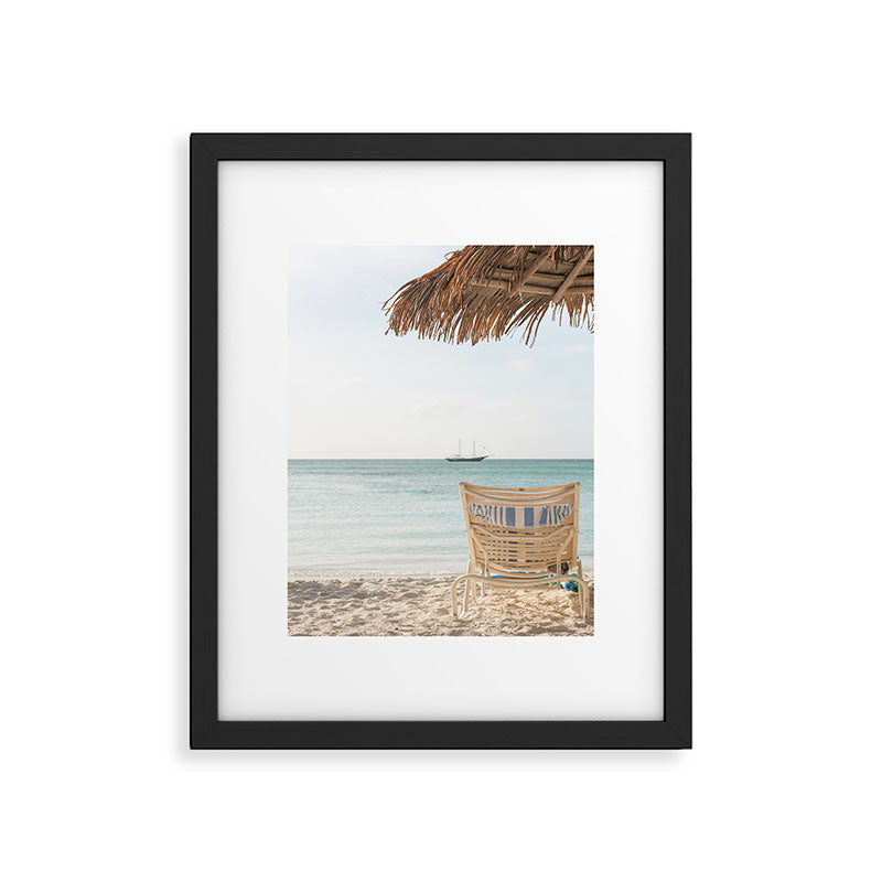 Summer Holiday Beach Photo | Aruba Island Ocean View Art Print | Caribbean Nature Travel Photography Framed Art Print Gallery Image 5