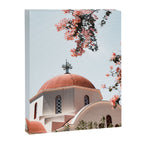 Summer In Greece Art Print | Pink Flowers Photo | Crete Island Holiday | Europe Travel Photography Canvas Print Gallery Image 6