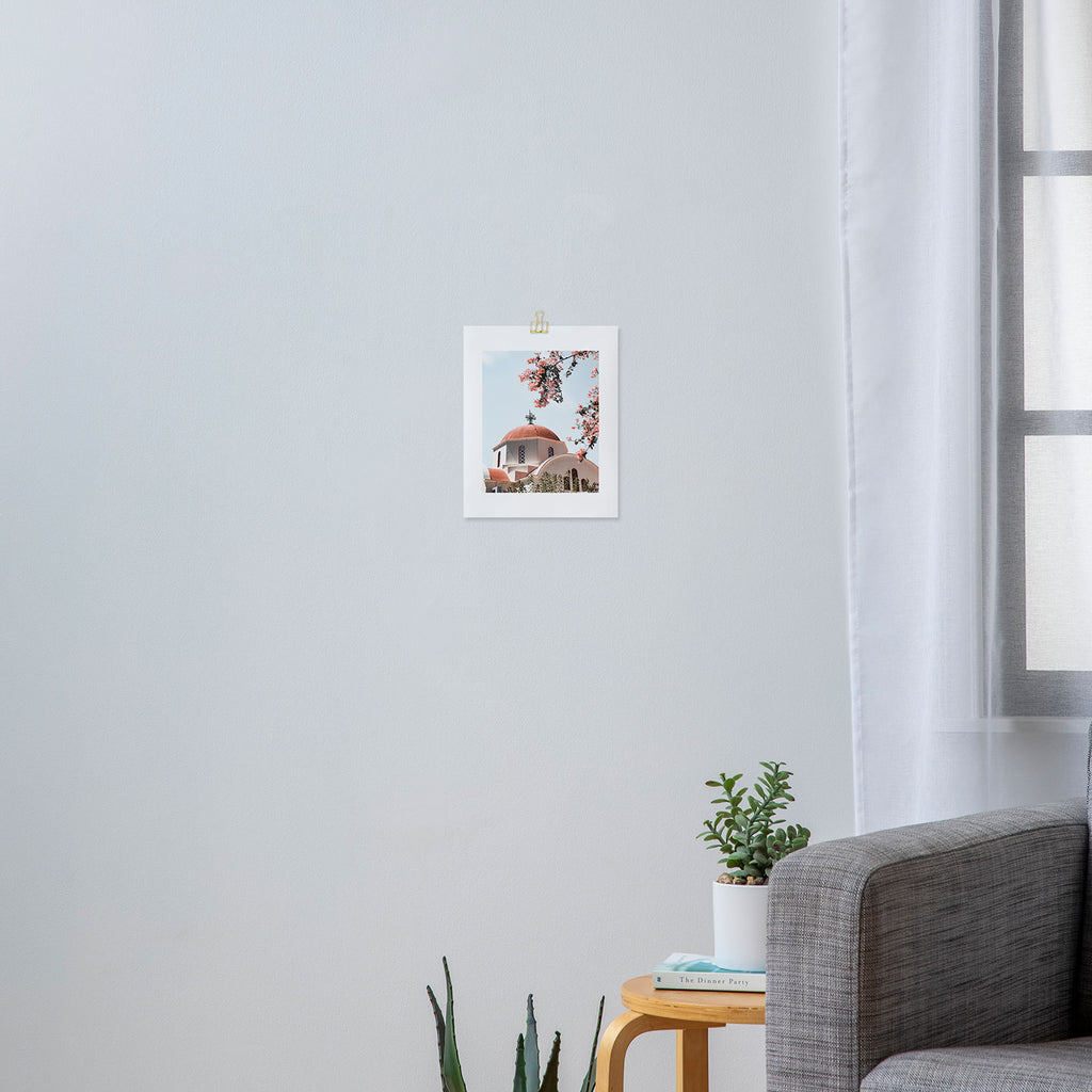 Summer In Greece Art Print | Pink Flowers Photo | Crete Island Holiday | Europe Travel Photography Art Print Gallery Image 3