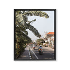 Tropical Road On Bali Island Art Print | Summer Holiday Photo | Digital Indonesia Travel Photography Framed Canvas Print Gallery Image 6