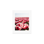 Tulip Field In Holland Floral Photo | Europe Travel Photography Red Flowers Spring Art Print Art Print Gallery Image 1