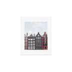 Typical Houses Of Amsterdam Picture | Dutch Urban City Architecture Art Print | Europe Travel Photography Art Print Gallery Image 1
