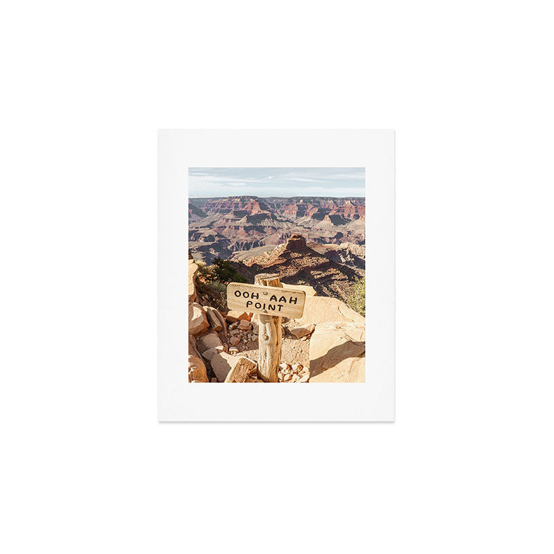 Viewpoint Grand Canyon National Park Arizona Photo | Nature Landscape Print | USA Travel Photography Art Print Gallery Image 1
