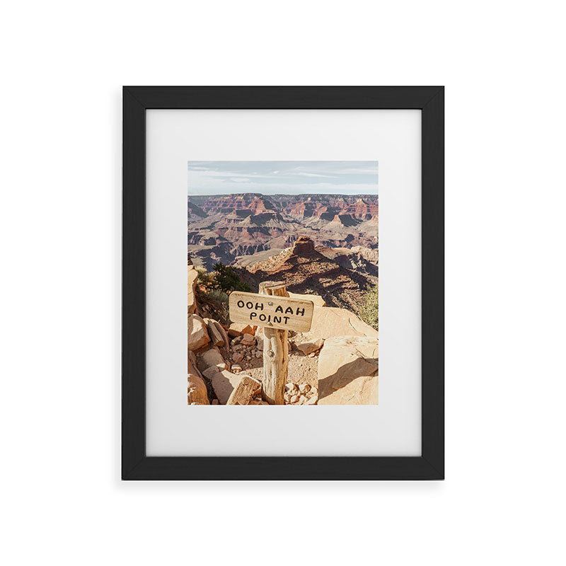 Viewpoint Grand Canyon National Park Arizona Photo | Nature Landscape Print | USA Travel Photography Framed Art Print Gallery Image 4