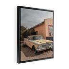 Vintage American Car Art Print | Famous Route 66 Scene Arizona Photo | USA Color Travel Photography Framed Canvas Print Gallery Image 2