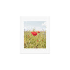 Wildflower Field | Poppy Flower in a Garden in Holland Art Print | Floral Summer Photography Art Print Gallery Image 1