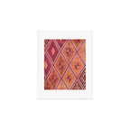Woven Carpet | Red and Orange Oriental Design Print | Colors of Cappadocia Art Print Gallery Image 1