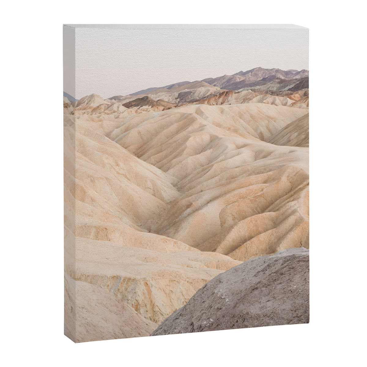 Zabriskie Point In Death Valley National Park Photo | Landscape Art Print | USA Travel Photography Canvas Print Gallery Image 8