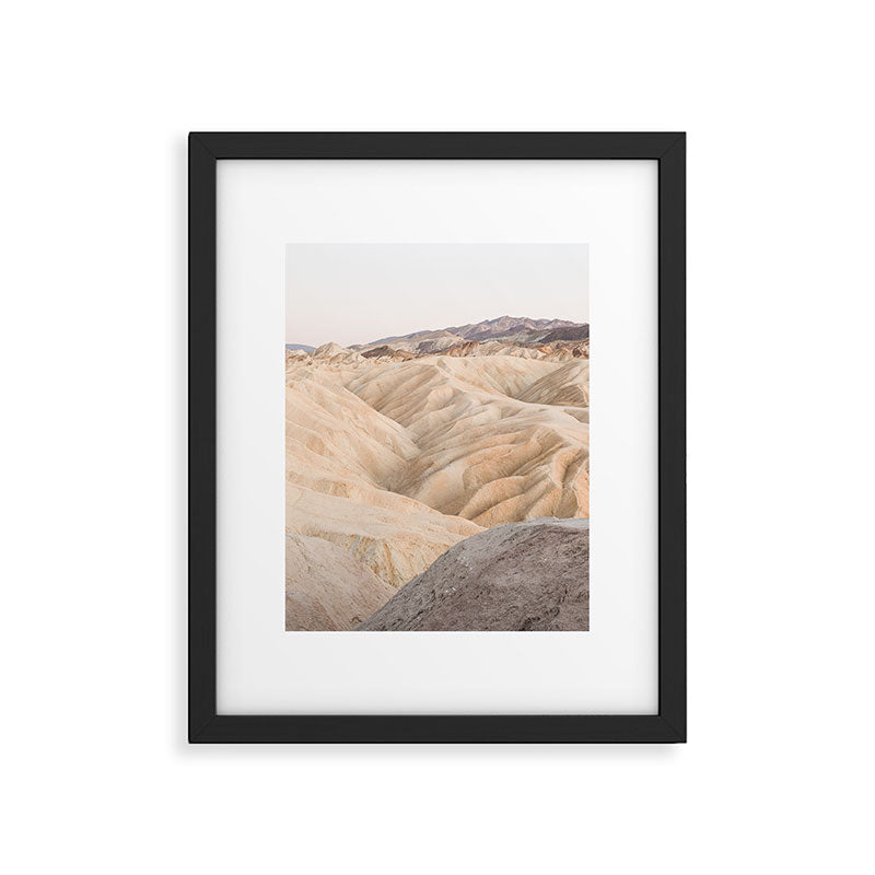 Zabriskie Point In Death Valley National Park Photo | Landscape Art Print | USA Travel Photography Framed Art Print Gallery Image 6