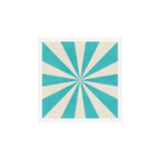 aqua starburst Art Print Gallery Image 1