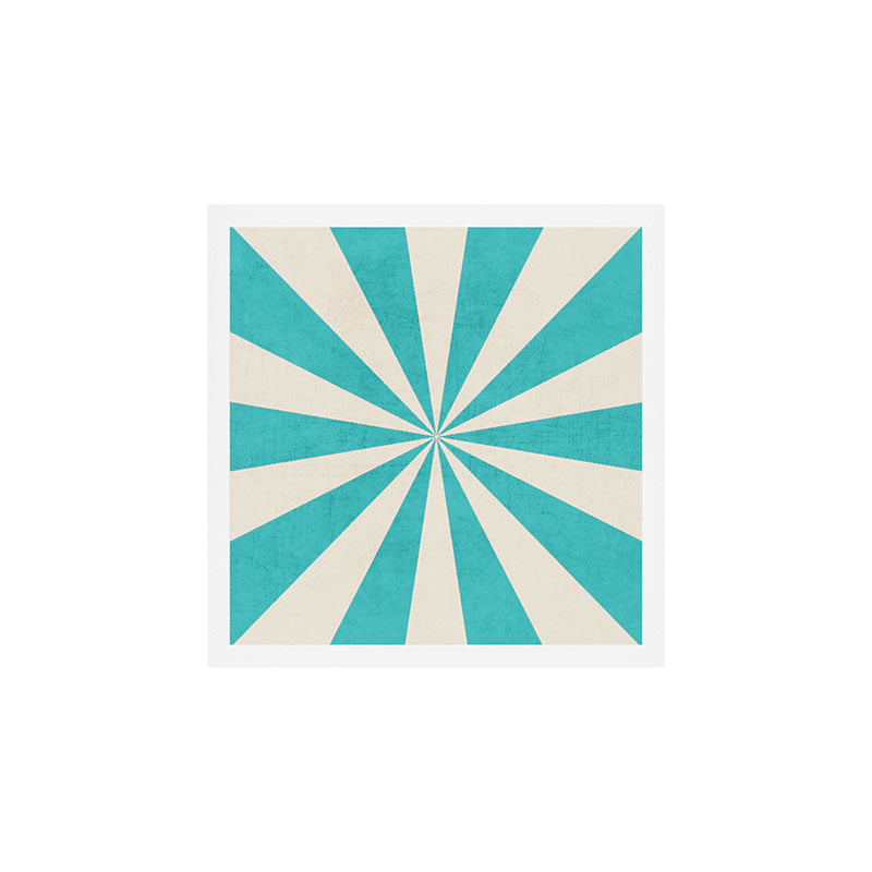 aqua starburst Art Print Gallery Image 1