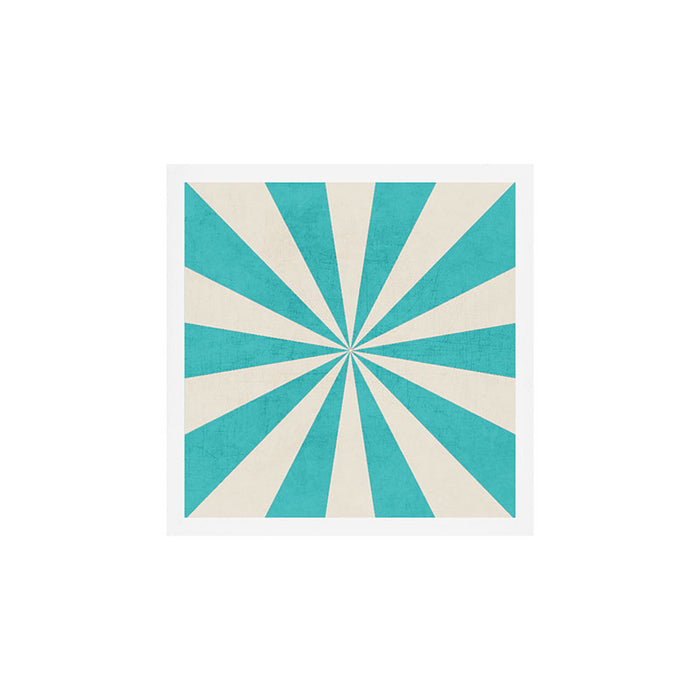 aqua starburst Art Print Gallery Image 1