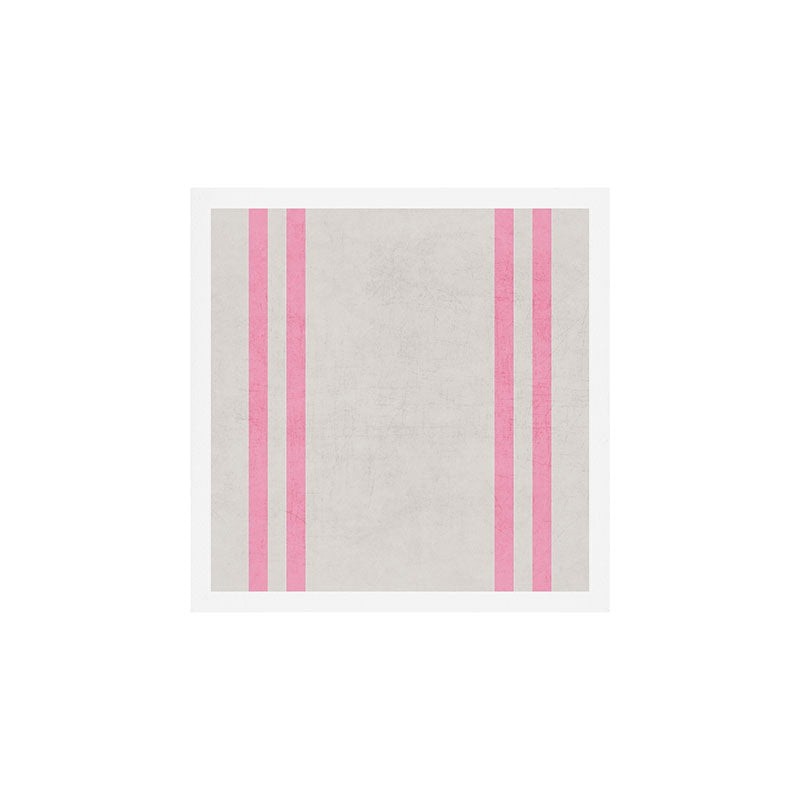 french linen - pink Art Print Gallery Image 1
