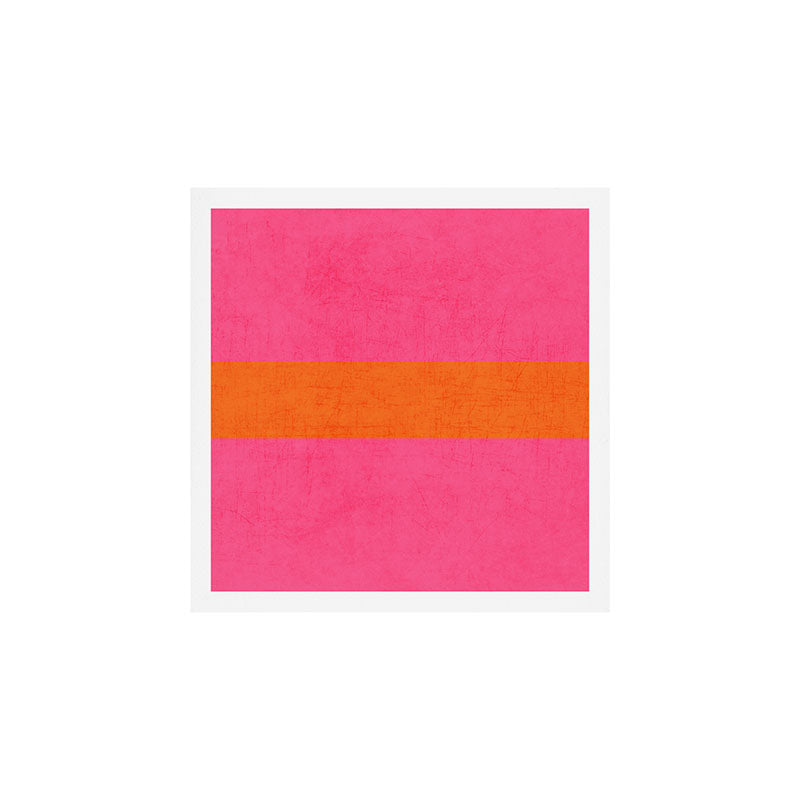hot pink and orange classic  Art Print Gallery Image 1