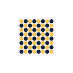 navy and yellow dots Art Print Gallery Image 1