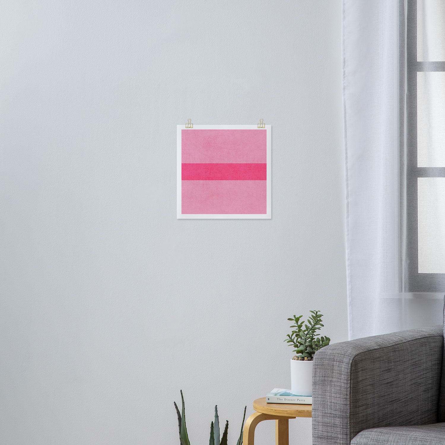the pink II classic Art Print Gallery Image 3