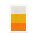 three stripes - candy corn Art Print Gallery Image 1
