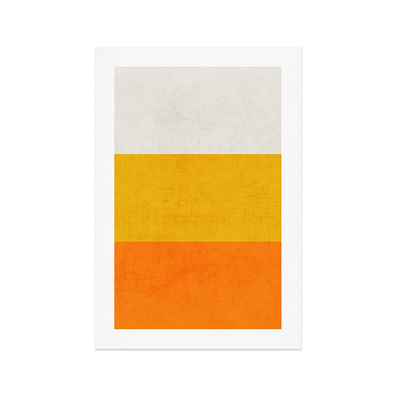 three stripes - candy corn Art Print Gallery Image 1