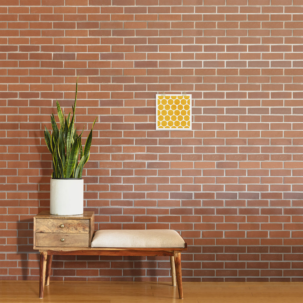 yellow polka dots Art Print Gallery Image 2