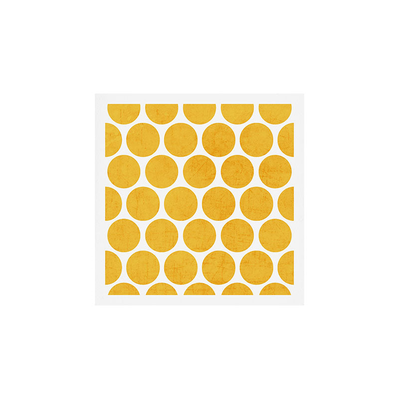 yellow polka dots Art Print Gallery Image 1
