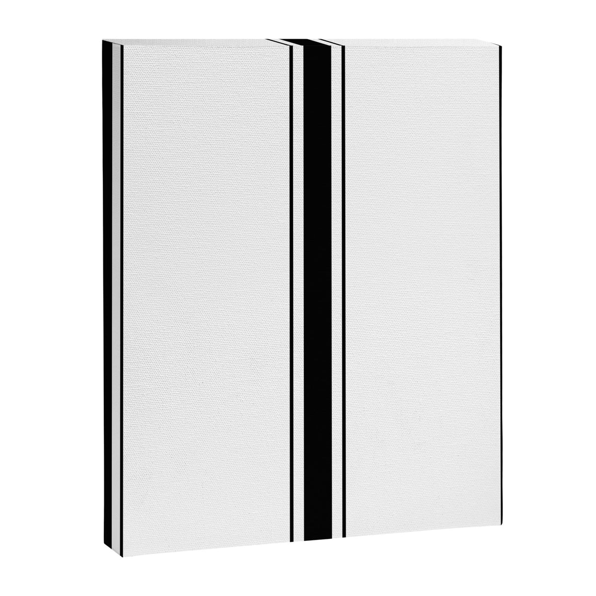 Black And White Stripes Canvas Print Gallery Image 8