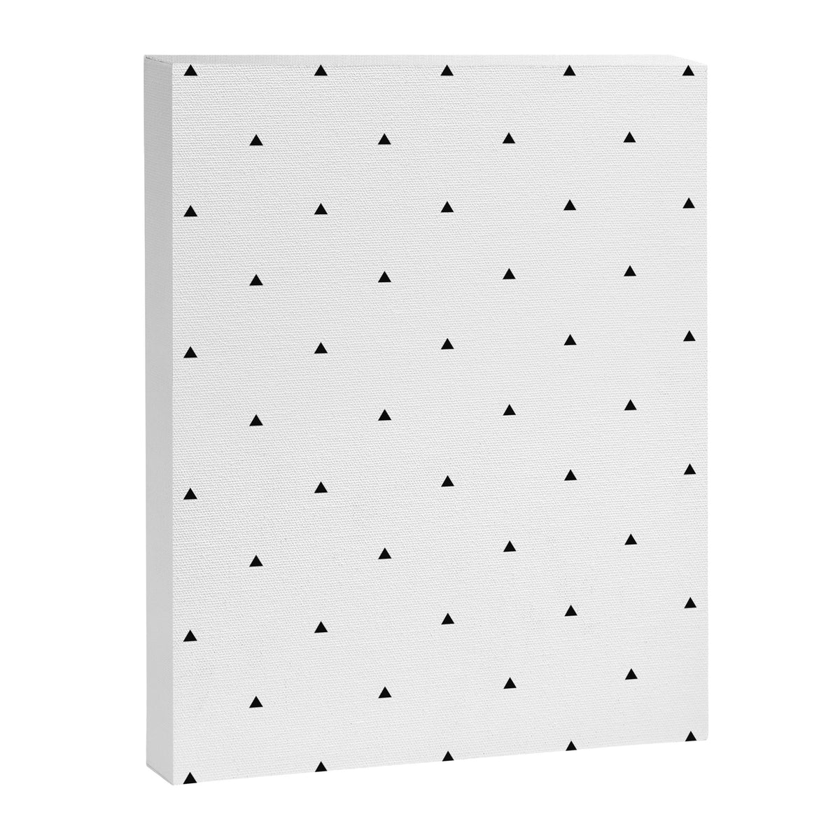 Black and white triangle pattern Canvas Print Gallery Image 8
