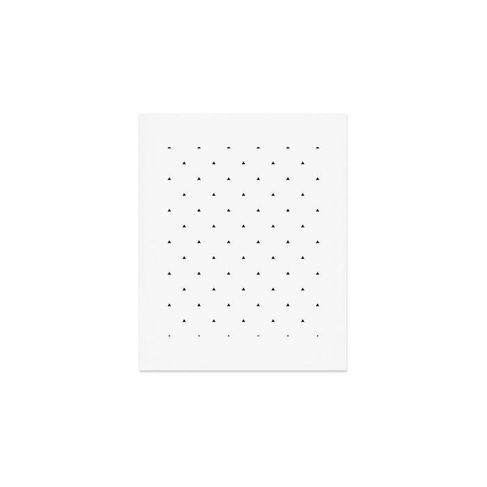 Black and white triangle pattern Art Print Gallery Image 1