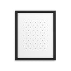 Black and white triangle pattern Framed Art Print Gallery Image 6