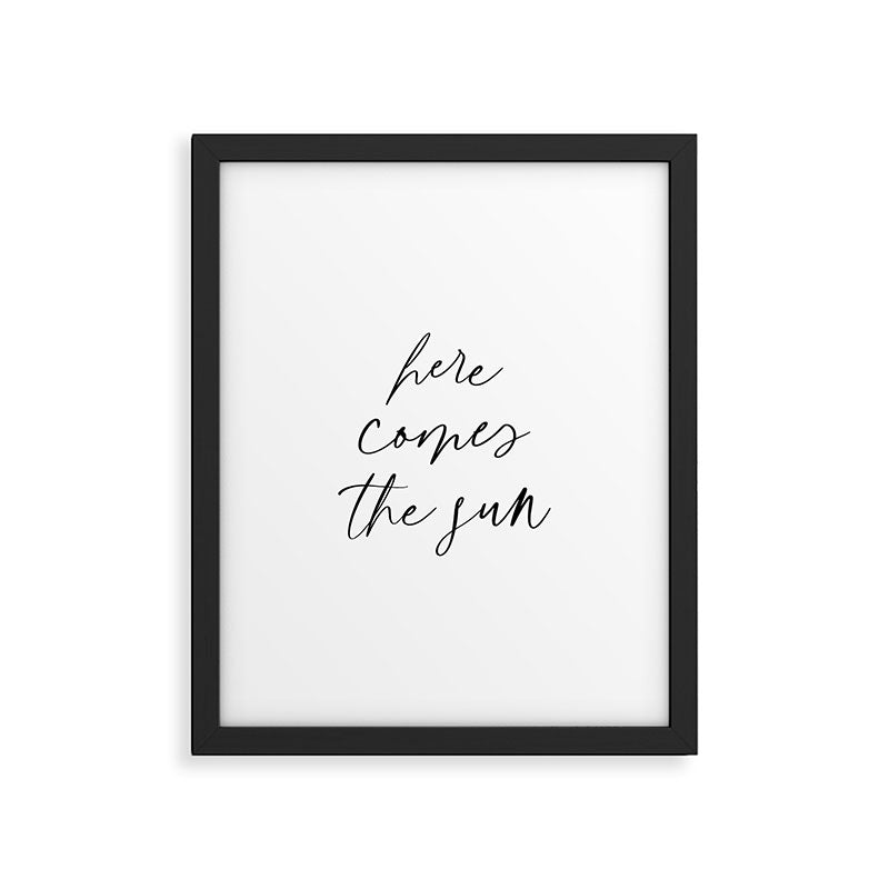 Here comes the sun Framed Art Print Gallery Image 6