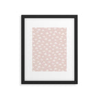 Boho Pink Rainbow - Pink & White Rainbow Pattern - Kids Rainbow Nursery Framed Art Print Gallery Image 6