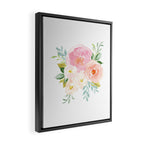 Sweet Pink Blooms (Floral 02) Framed Canvas Print Gallery Image 2